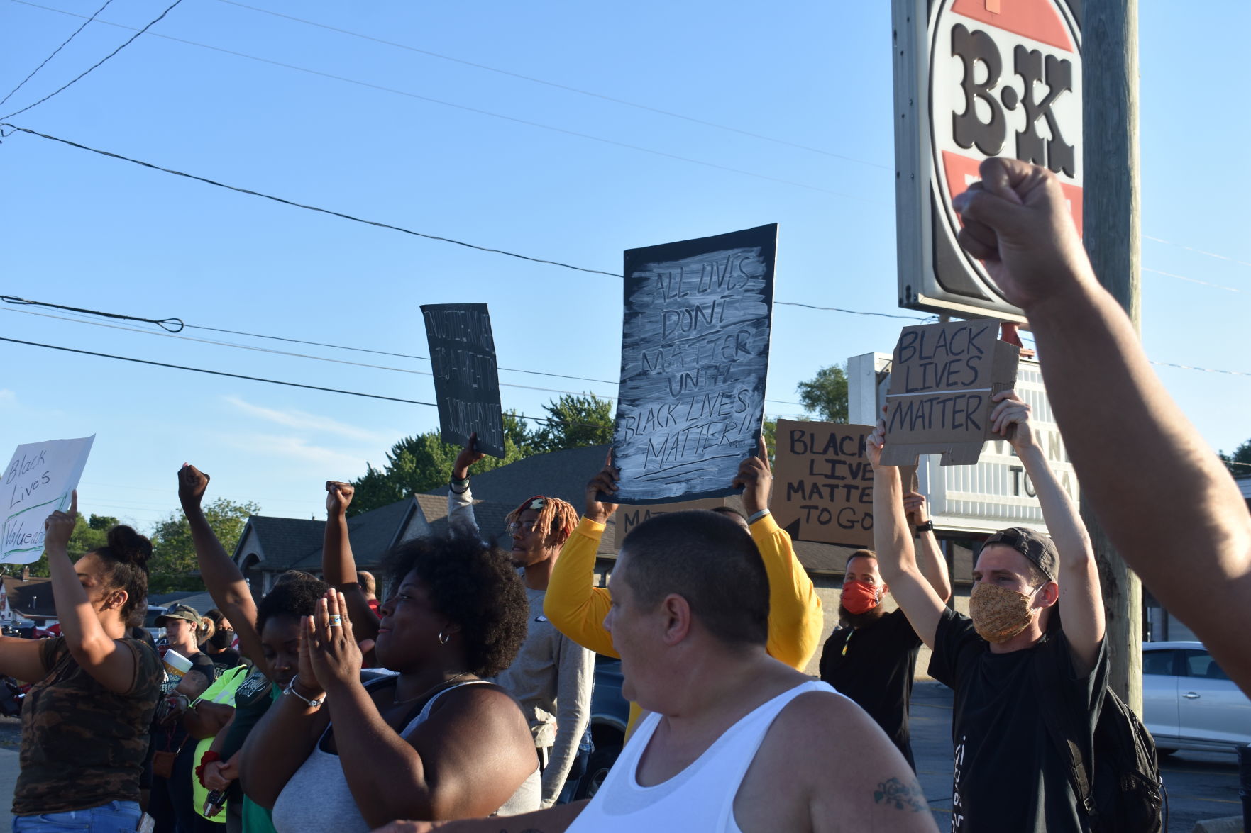 "All lives don't matter until Black lives matter"